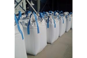 GENERICO FERRPACK Big Bags 10 PZ Sacconi Big Bags Nuovo Misure 90x90h120 CmPortata 1500 kg per Trasporto Vari Materiali