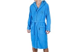 hermet Unisex Accappatoio Microspugna Adulto Napoli Bademantel