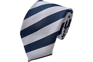 Great British Tie Club School Ties (23 Block Stripe Colour Variations) High School Senior Size