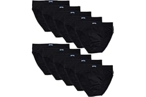 MioRalini 10 lub 5 męskie majtki sportowe bez rozporka, z miękkiej bawełny, klasyczne i więcej kolorów, rozmiar 5-M do dużego rozmiaru