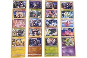 GECO Pokemon Karty - 20 różnych rzadkich kart - angielski