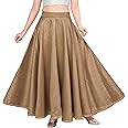 Studio Shringaar Women's Poly Silk Skirt/Lehenga With 8 Meters Maxi Flare (Double Ghera)