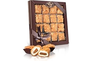 ‎MALATYA PAZARI PALANCI Lokum Dream Turkish Sweets Mix with Speculatius Cream and Angel Hair Gift Turkish Delight 340 g Premium Lokum since 1870 Veggie Jelly Fruit with Speculatius Candy Mix