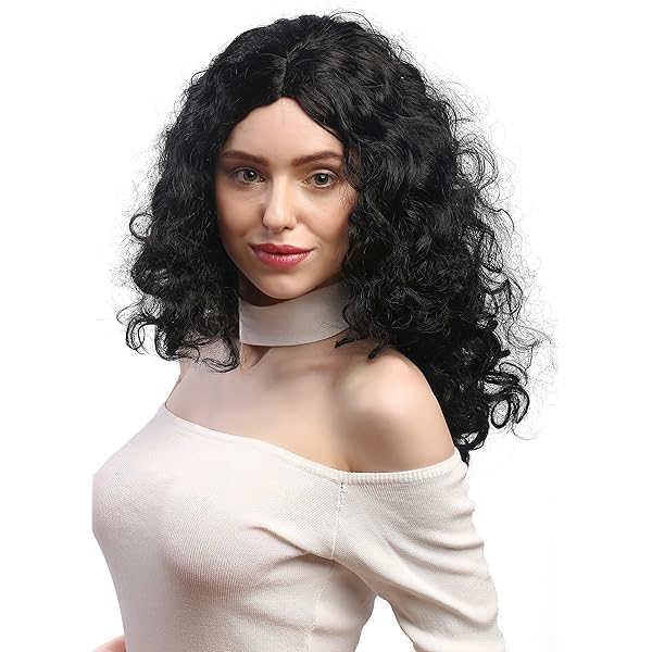 WIG ME UP - MMSLW-K427 Parrucca Donna Uomo Carnevale Arruffata