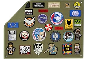 ‎ONETIGRIS OneTigris Velcro Tactical Military Patch Velcro Board, green, 23,6 x 22,8 x 2,6 cm