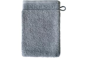 MÖVE Poolside rękawica do mycia 20 x 15 cm, ręcznik - wyprodukowano w Niemczech, 100% bawełna, Stone (szary)