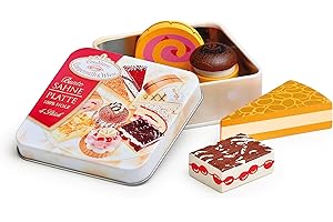 Erzi Pretend Play en bois épicerie Merchandize crémeuse à pâtisserie Coppenrath et Wiese, 9 x 9 x 2.8 cm - version anglaise