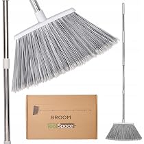 TreeLen Scopa Angolare Con Manico Lungo 150cm – Larga 37cm Per Esterni E Garage – Setole Dure - 4