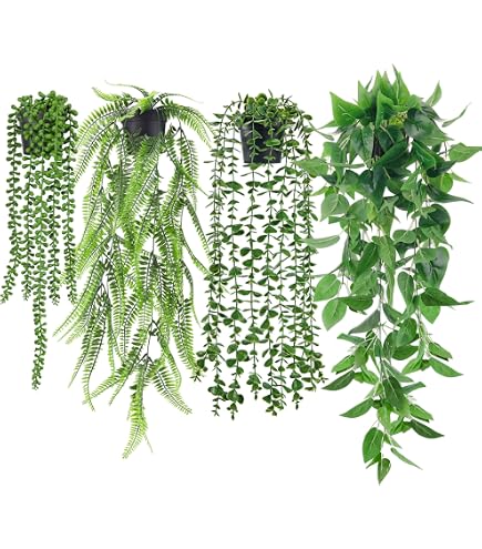 Plante Artificielle Tombante, 2 Pièces Lierre Artificielle Plantes Fausse Plantes, Plantes