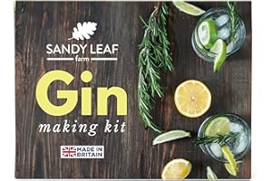 Sandy Leaf Farms Gin Making Kit - Make Your Own Gin Kit for Adults - Gin Gifts for Men and Women