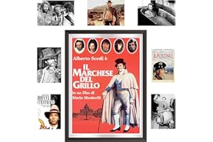 Papiarte Poster Stampe da Parete Vintage Cinema Italiano – Quadri Camera da Letto, Cucina, Soggiorno per Arredamento Casa, Ideale come Decorazioni Senza Cornice 21x30 (Cinema Italiano #02)