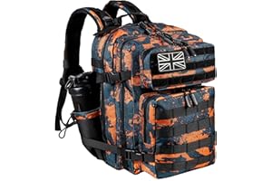 LHI Tactical Military Backpack for Men and Women 25L/35L Army Assault Pack Bag Small Rucksack with Bottle Holder