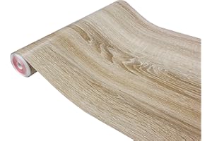 ‎DECOMEISTER DecoMeister Klebefolien in Holz-Optik Holzfolien Deko-Folien Holzdekor Selbstklebefolie Möbelfolie Selbstklebend Fertigrolle Sonoma Eiche Hell 67,5x490 cm