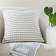 Catherine Lansfield Stab Stitch 43x43cm Cushion Cover Natural
