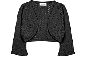 Bolerose Ragazze Manica Lunga Bolero Cardigan a Maglie Larghe Bambini