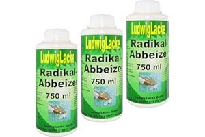 ‎LUDWIGLACKE LudwigLacke Abbeizer 750 ml Radikal Abbeizmittel 3 x im Set