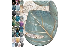 Sanilo Abattant WC avec frein de chute et libération rapide, Siège de WC amovible par simple pression sur un bouton, Montage facile par le haut (Beautiful)