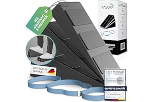 PAVOX® Wadendehner - extra rutschfeste Kniekeile inklusive eines Yogagurts | vielseitig einsetzbare Wadenstrecker zum Dehnen | Premium Mobilisationskeil