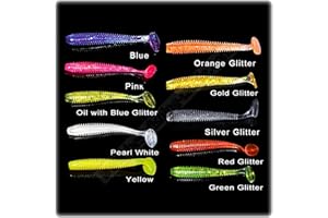 BIG FISH 5cm 2'' Soft Lures Shad Drop Shot Jig Head Perch Pike Bait Fishing Tackle Kopyto