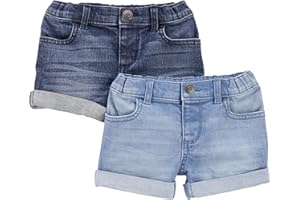 Simple Joys by Carter's Pantaloncini di Jeans (Pacco da 2) Bambine e Ragazze