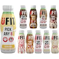 UFIT High 50g Protein Shake - Strawberry Flavour - No Added Sugar ...