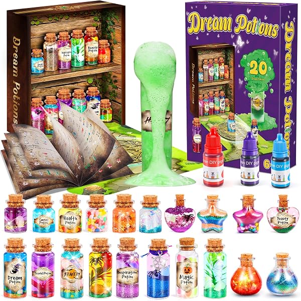 Subtail Pociones Magicas Niñas - Kit De Manualidades Para Niña 6 7 8 9 10 11 12 Años - Fairy Magic Potion Kit - Juguetes Creativos De HalloweenRegalo Niña 6-11 Años - 1