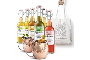 KOMBUTXA TE KOMBUCHA BEBIDA ECOLOGICA - 6x750ml te fermentado bio organic tea bebida energetica sin azucar añadido (Cocktail Kit)