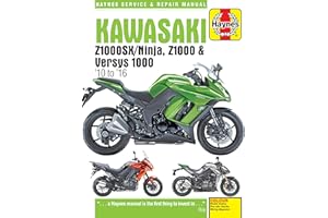 Haynes Kawasaki Z1000SX, Z1000 & Versys 1000 '10 to '16 Service and Repair Manual