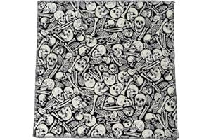 OCEANIA LEGENDS Glow in the Dark Skeleton & Skull Bandana