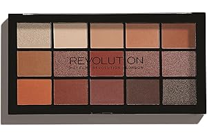 REVOLUTION BEAUTY LONDON Makeup Revolution | Paleta de sombras de ojos Reloaded | Iconic Fever | 15 sombras | 16,5 g
