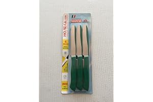 Coltelli tavola bistecca 6 pezzi Marob verde
