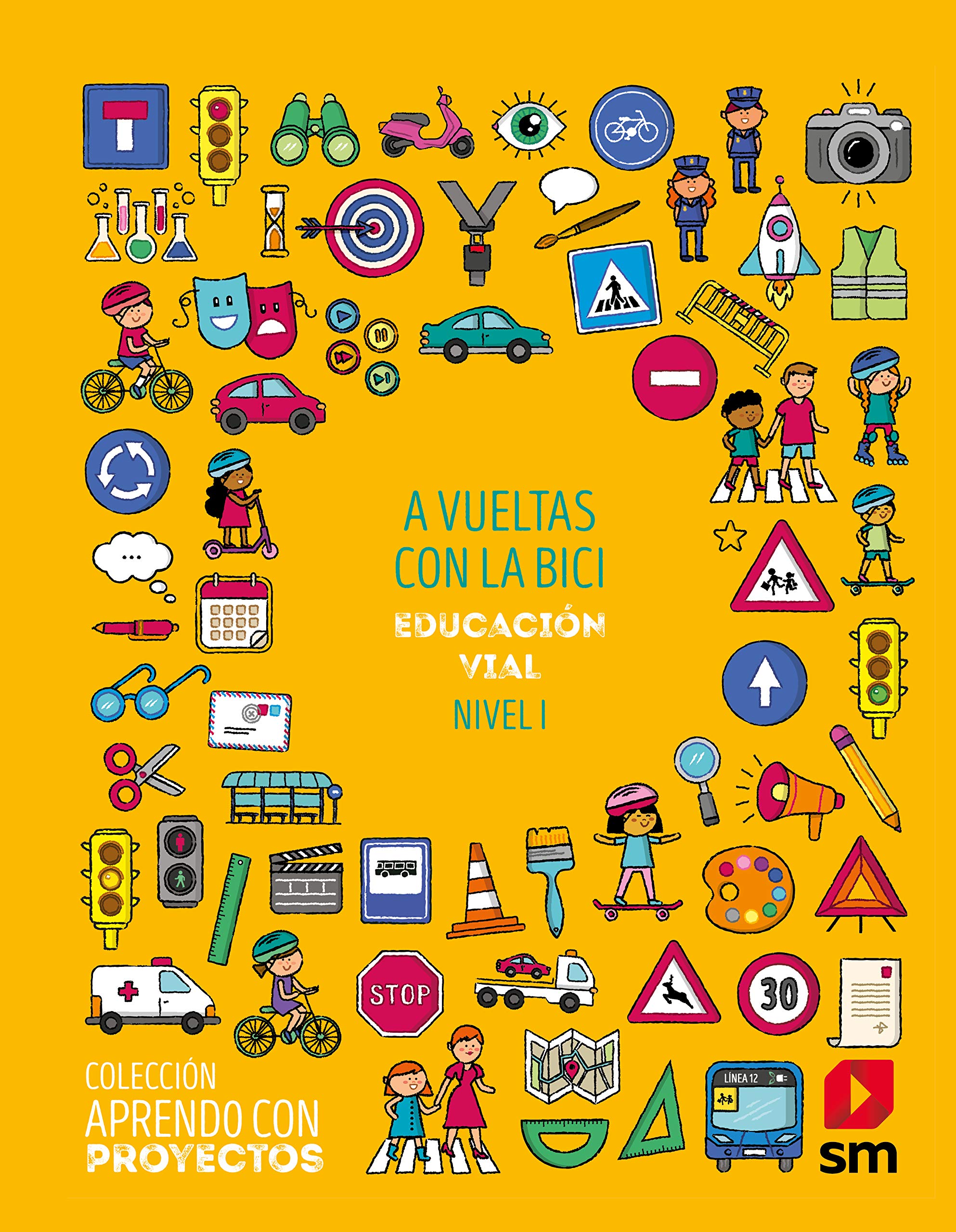 A vueltas con la bici. Educación vial.1 Primaria. . Aprendo con proyectos