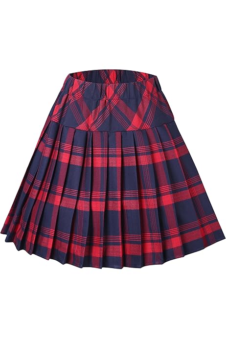 Amazon Plus Size Plaid Skirt School Uniform Reliable Women Mini