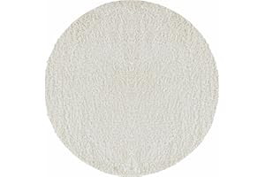 ‎TEPPIUM Plain Shaggy Rug, Modern High Pile Rug, Deep Pile Living Room Rug