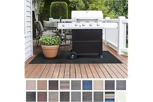 Floordirekt Tapis de protection ignifuge pour barbecue 3 tailles 90 x 120 cm Ferrara