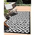 Green Decore Reversible Recycled Plastic Camping And Picnic Rugs | Perfect For Garden, Patio - View #12