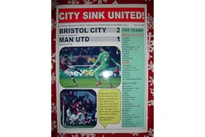 Lilywhite Multimedia Bristol City 2 Manchester United 1-2017 Carabao Cup - souvenir print