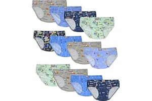 JAST Pack de 2 o 12 Calzoncillos Bóxer para Niño en Algodón Licra. Marca Española Tallas de 4 a 12 años