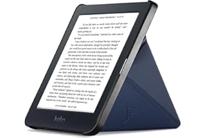 Forefront Cases Funda para Kobo Nia Plegable con Soporte - Funda Kobo Nia - Azul Marino - Ligera y Delgada Kobo Nia Funda con Función de Bloqueo/Desbloqueo Automático, Diseño Origami