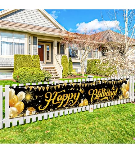 Pfirsich 'Alles Gute Zum Geburtstag' Banner – 15-teiliges Wimpel-Set, Rosa | Vorgespannt, Aus Karton | Für Mottopartys, Foto-Hintergründe & Kuchen-Smash