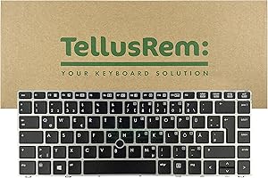 TELLUSREM HP 9470 9480 9470M 9480M DE Deutsche hintergrundbeleuchtete Tastatur, Inklusive MwSt