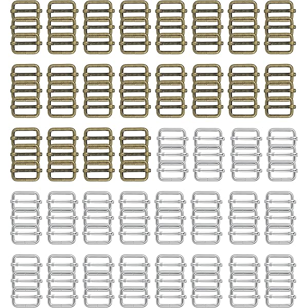 Metalen schuifgesp, 5/10 stuks 20-50 mm metalen tri-glide haak