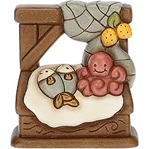 Statua Presepe THUN Donna Con Castagne - Ceramica Decorata A Mano, 8cm - Foto 11