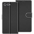 COODIO Custodia per Sony Xperia XZ Premium, Custodia in Pelle Sony Xperia XZ Premium, Cover a Libro Sony Xperia XZ Premium Ma