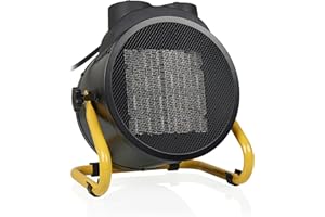 Tristar radiateur électrique 2-en-1 - Chauffage industriel - 2 puissances de chauffe & fonction ventilateur - 3000 W - KA-5072