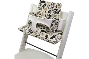 BABYS-DREAMS Cuscini per seggiolone per bambini Stokke Tripp Trapp, cuscini sostitutivi, 20 colori a scelta, 2 pezzi