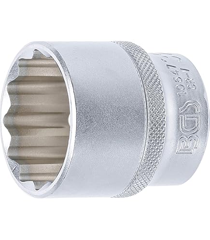 BRILLIANT TOOLS BT022682 1/2 krachtdop, twaalfkant 32 mm, kort [Powered by KS TOOLS