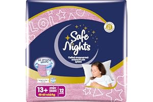 Babylino Safe Nights Girl 12-pack 13+ år (48-60 kg)