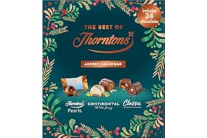 Thorntons Advent Calendar, Chocolate Hamper Christmas Gift Box, 24 Assorted Continental, Classic and Pearl Chocolates, (265 g)