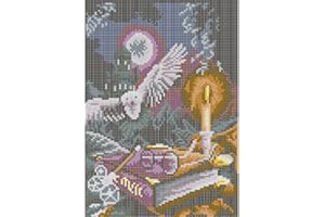 NAIMOER Diamond Painting Kit Completo, Pintura de Diamantes Punto de Cruz Diamante Bordado de Diamantes de Imitación para decoración de la Pared del hogar 30x40 cm